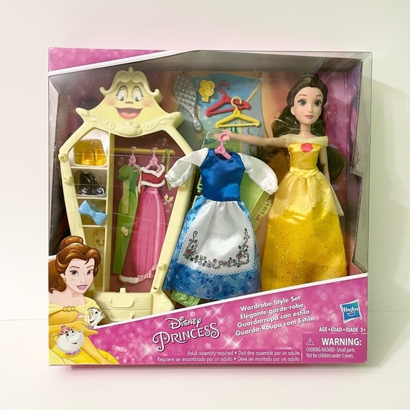 Disney Princess Belles Wardrobe Style Set Beauty and the Beast - Picture 1 of 16